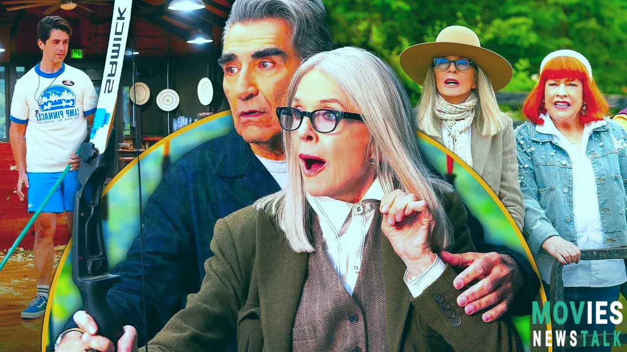 The summer camp reunion between Eugene Levy and Diane Keaton is hilarious - exclusive clip. Main Image