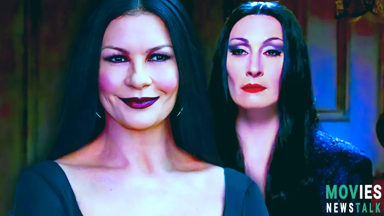 Wednesday: Morticia Addams Breaks Tradition With a Red Dress Main Image