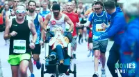 Colin Farrell Runs Marathon, PUSHING Friend with Rare Disease!  Heartwarming Story Will Leave You SPEECHLESS!