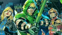 Green Arrow Returns with Team Arrow, Dusting Bat-Family.