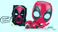 Motormouth Deadpool Toy: 50+ Phrases & Light-Up Eyes!