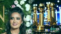 Salma Hayek's Golden Globes: Gray Hair, Gucci Gown, and Emerald Glam | Age-Defying Beauty