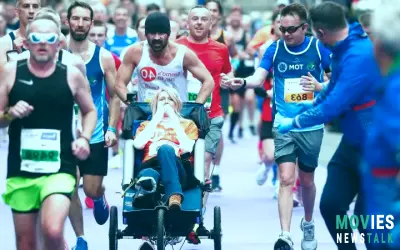 Colin Farrell Runs Marathon, PUSHING Friend with Rare Disease!  Heartwarming Story Will Leave You SPEECHLESS!