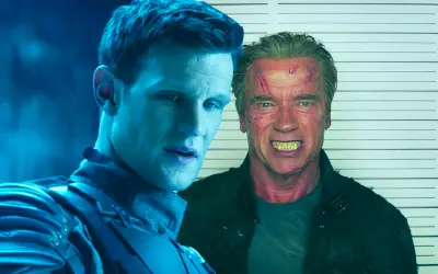 Genisys Scene With Arnold Schwarzenegger Matt Smith's Confusion Filming Terminator