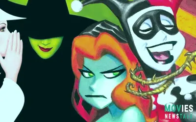 Harley Quinn & Poison Ivy Become Glinda & Elphaba: Wicked Fanart