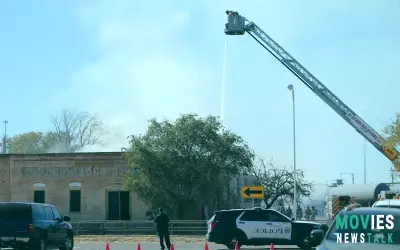 Massive Downtown Lubbock Fire! Roof COLLAPSE, Heavy Flames!  Cause Under Investigation!