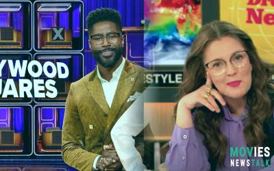 Nate Burleson's Hollywood Takeover: NFL Star Hosts Drew Barrymore on 'Squares'