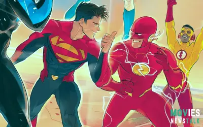 Superman Against Flash Race Gets Next-Gen Update in New Art - Wally West vs. Jon Kent!.