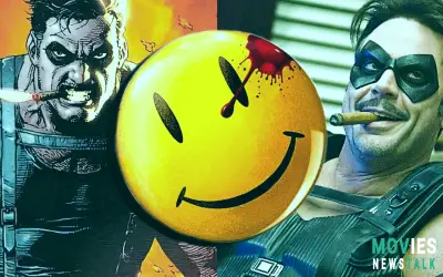 The Smiley Button of Watchmen receives a dark comedic cosplay twist.