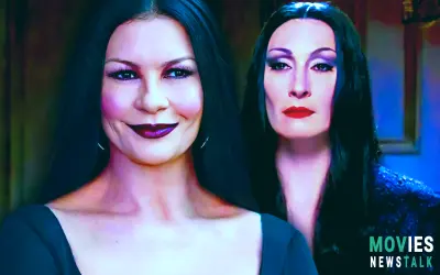 Wednesday: Morticia Addams Breaks Tradition With a Red Dress