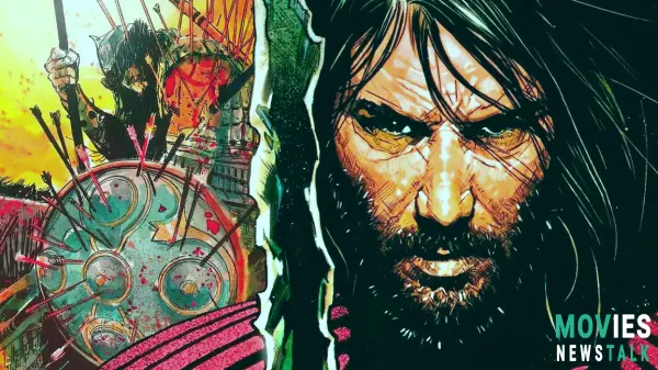 BRZRKR Returns by Keanu Reeves serve as Genghis Khan's weapon in "The Lost Book of B."