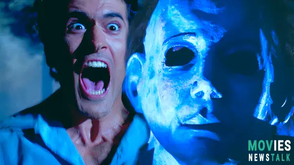 Evil Dead vs. Halloween Crossover Art: Ash Williams vs. Michael Myers!