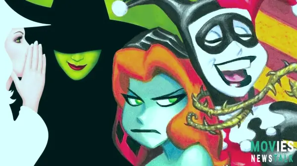 Harley Quinn & Poison Ivy Become Glinda & Elphaba: Wicked Fanart