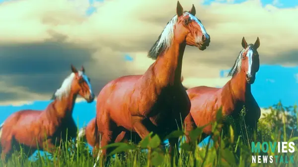 Player of Red Dead Redemption 2 finds a horse with changed hue and breed.