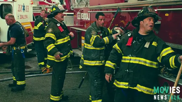 The 14% Rotten Tomatoes film starring Adam Sandler accurately captures some firefighting details.