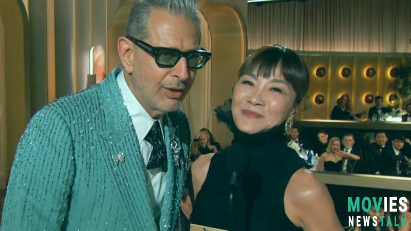 Jeff Goldblum's Golden Globes Shenanigans with Michelle Yeoh | 'Zaddy' and 'Slay' image 3 