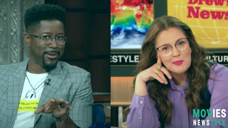 Nate Burleson's Hollywood Takeover: NFL Star Hosts Drew Barrymore on 'Squares' image 4 